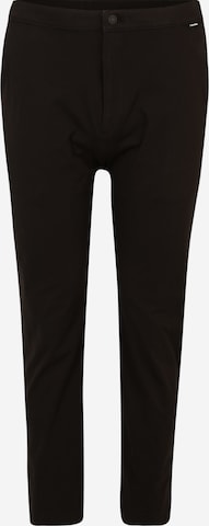 Calvin Klein Big & Tall Regular Pants in Black: front