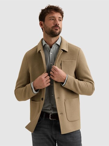 VANGUARD Regular fit Suit Jacket 'Woolblend blazer with button closure' in White: front
