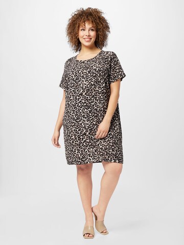 ONLY Carmakoma - Vestido 'LUXMIE' en beige: frente