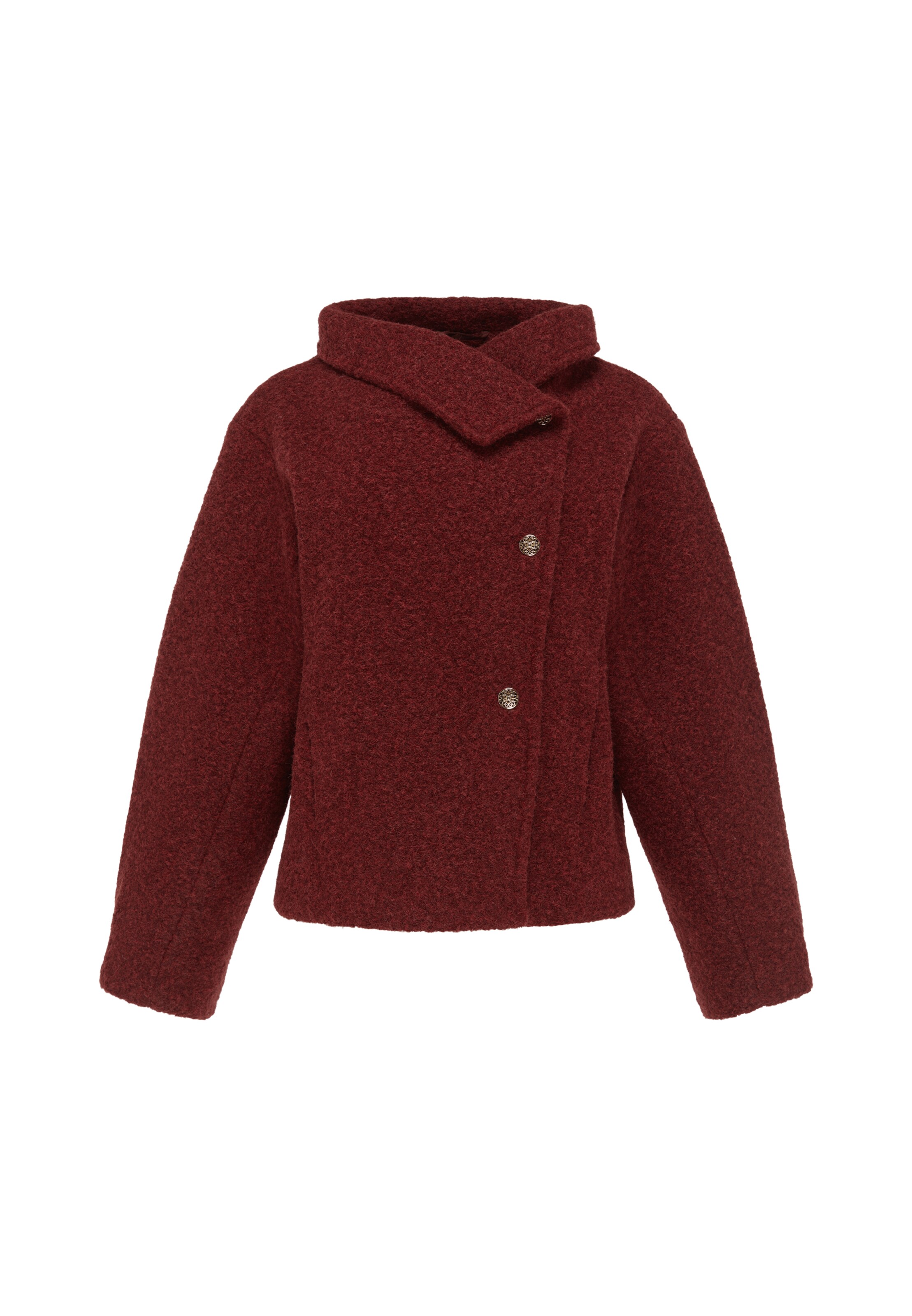 faina Veste en polaire en XS en rouge foncé, Vue avec produit