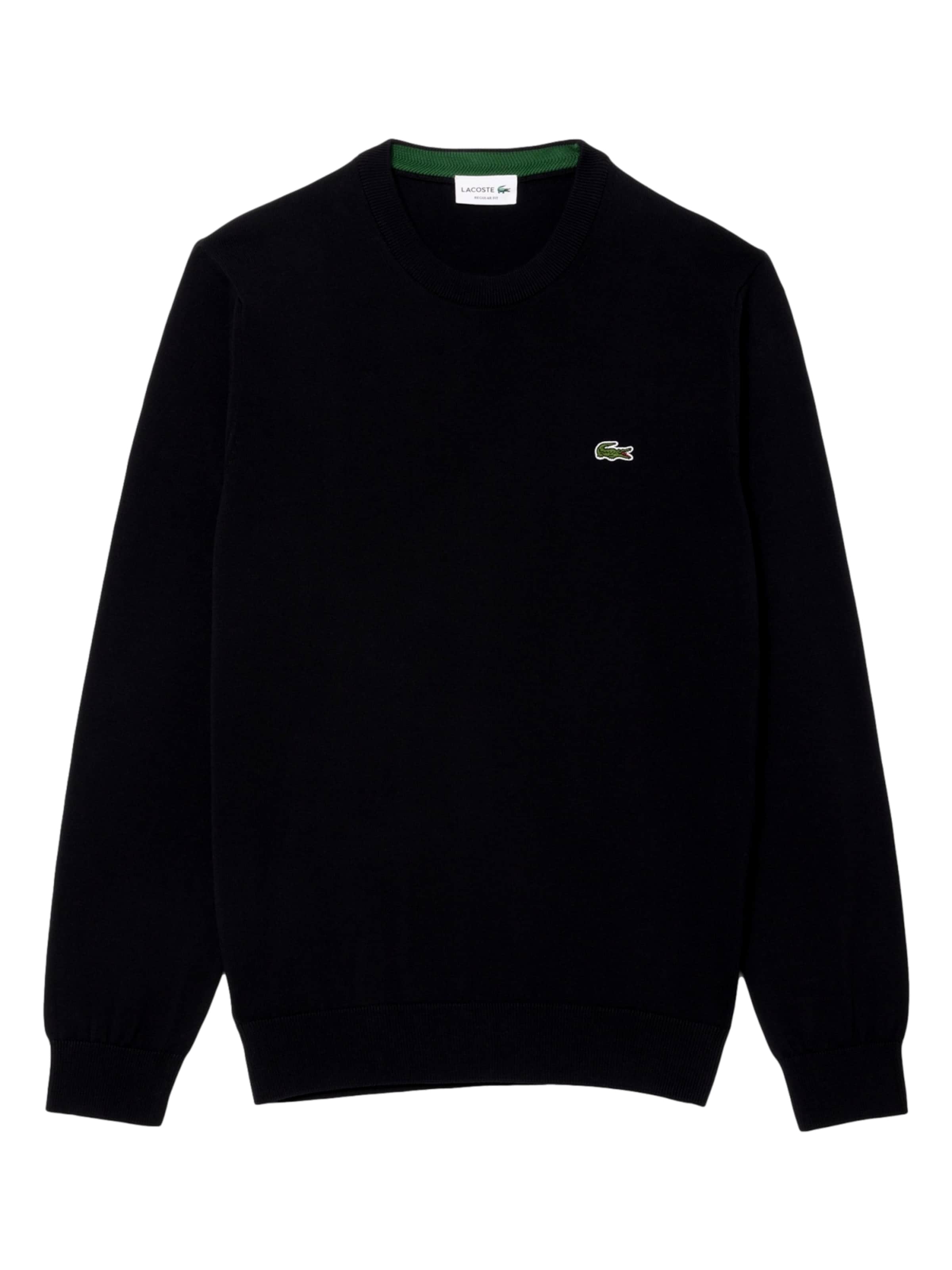 LACOSTE Sweatshirt in Schwarz: Vorderseite