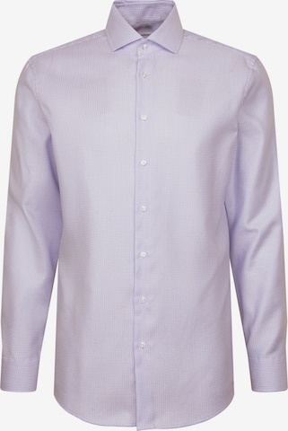 Chemise business 'Schwarze Rose' SEIDENSTICKER en bleu : devant