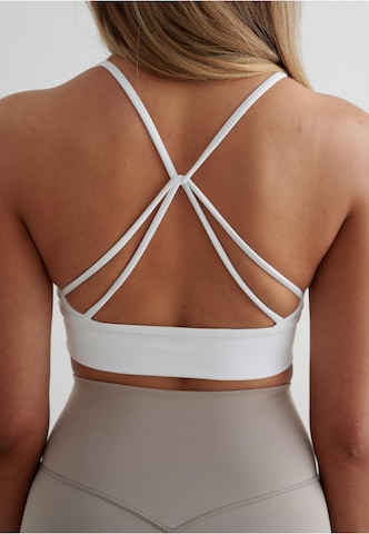 Aim'n Bustier Sport-BH in Weiß
