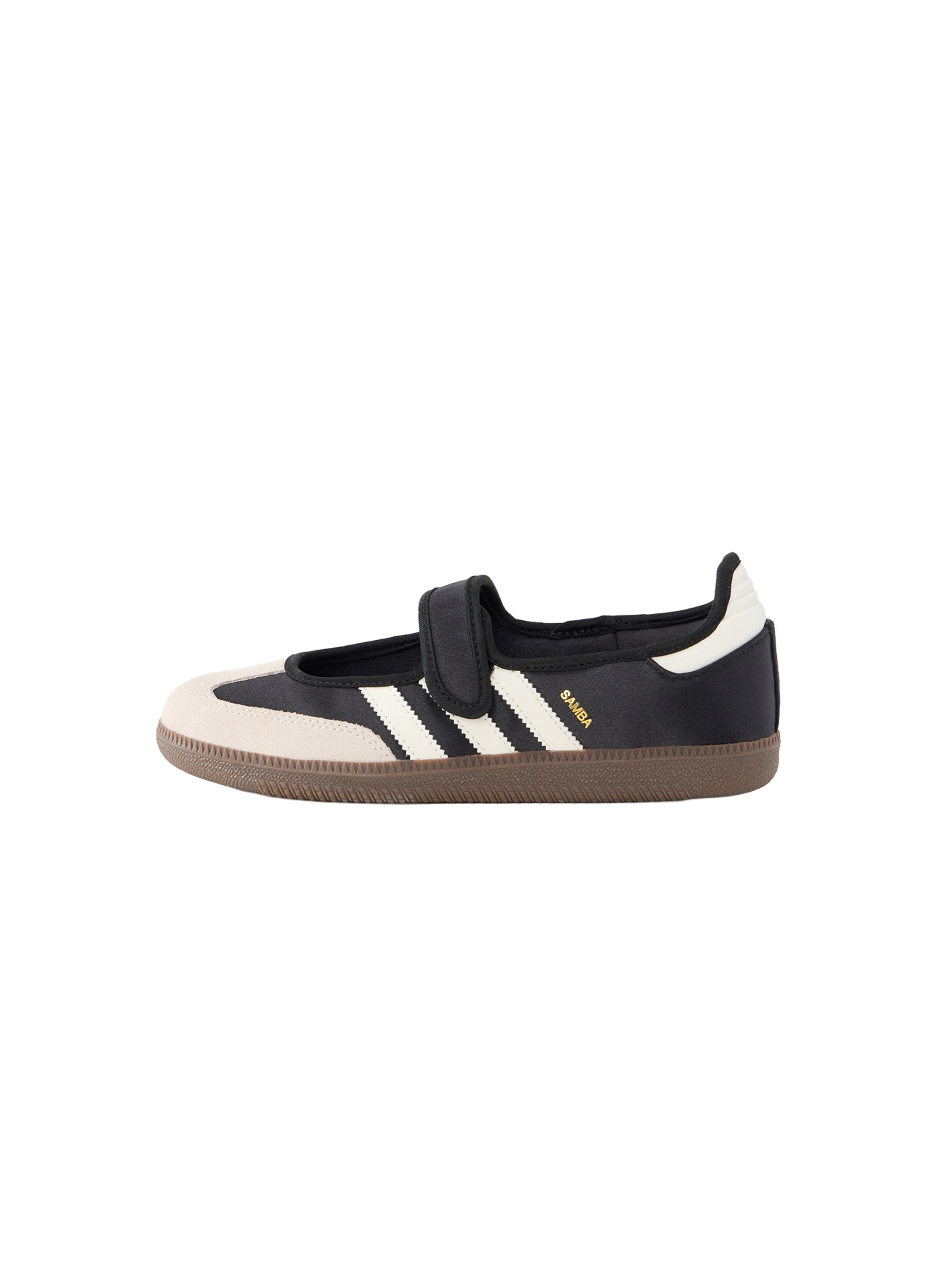 ADIDAS ORIGINALS Slip-On 'SAMBA' i svart: framsida