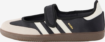 juoda ADIDAS ORIGINALS Batai be raištelių 'SAMBA': priekis