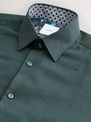 Coupe slim Chemise Next en vert