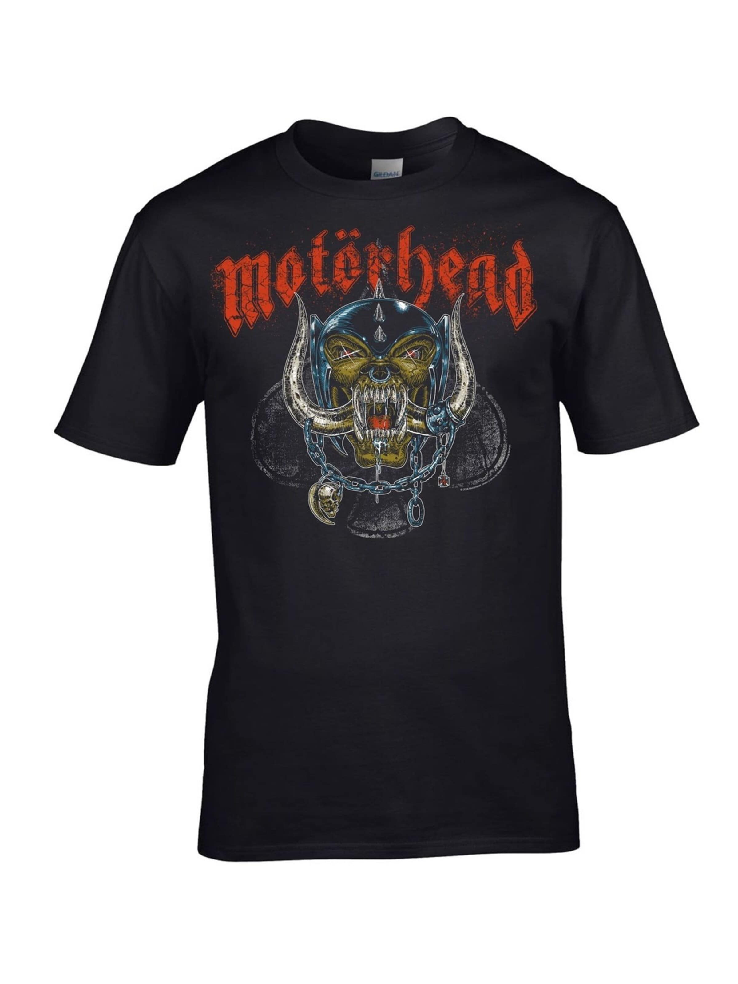 Maglietta 'Motörhead Colouretched Iron Dog T-Shirt' di Rockshirts in nero: frontale