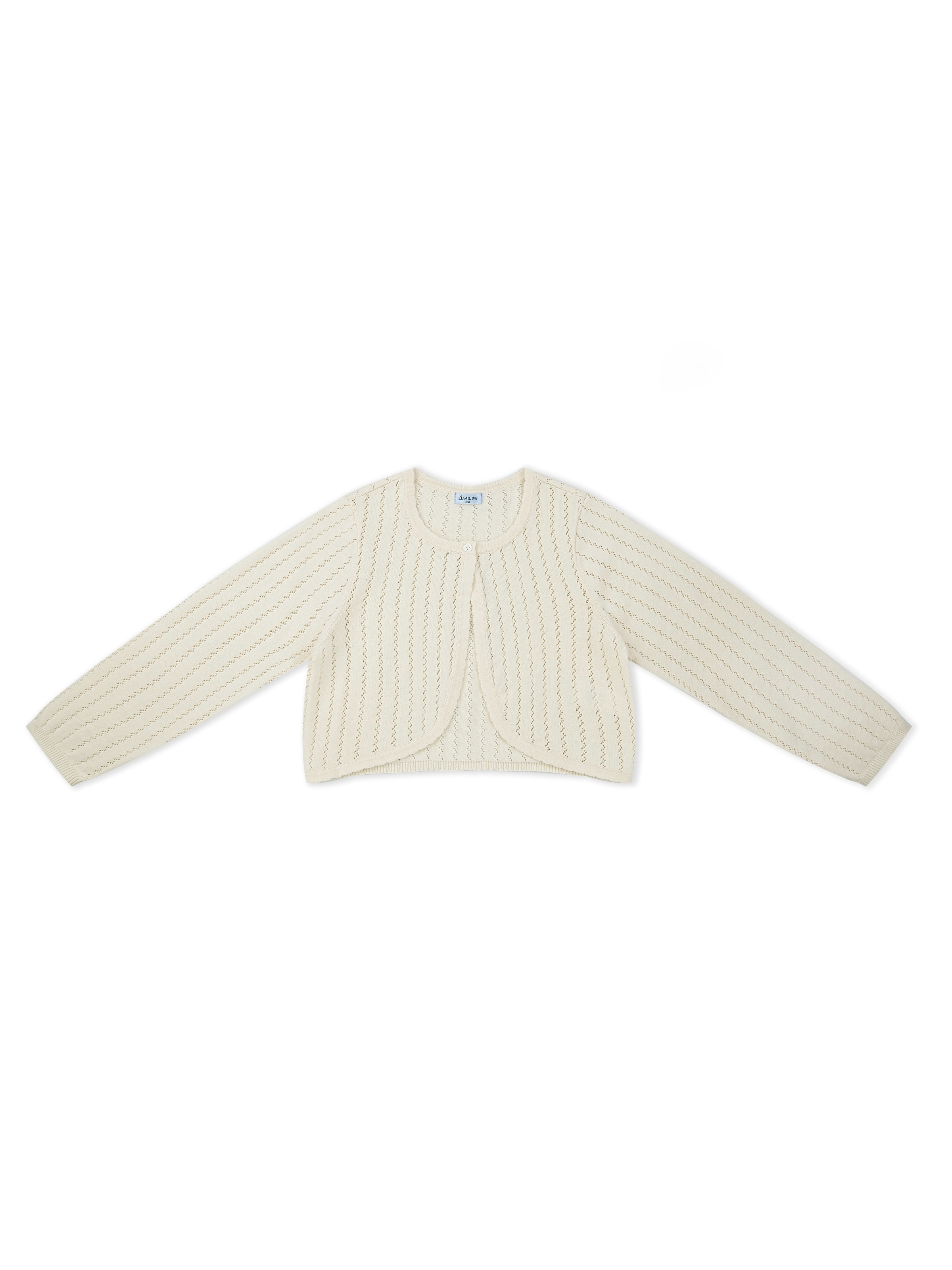 Sailing Strickjacke‌‌‌‌‌‌‌ in Weiß: Vorderseite