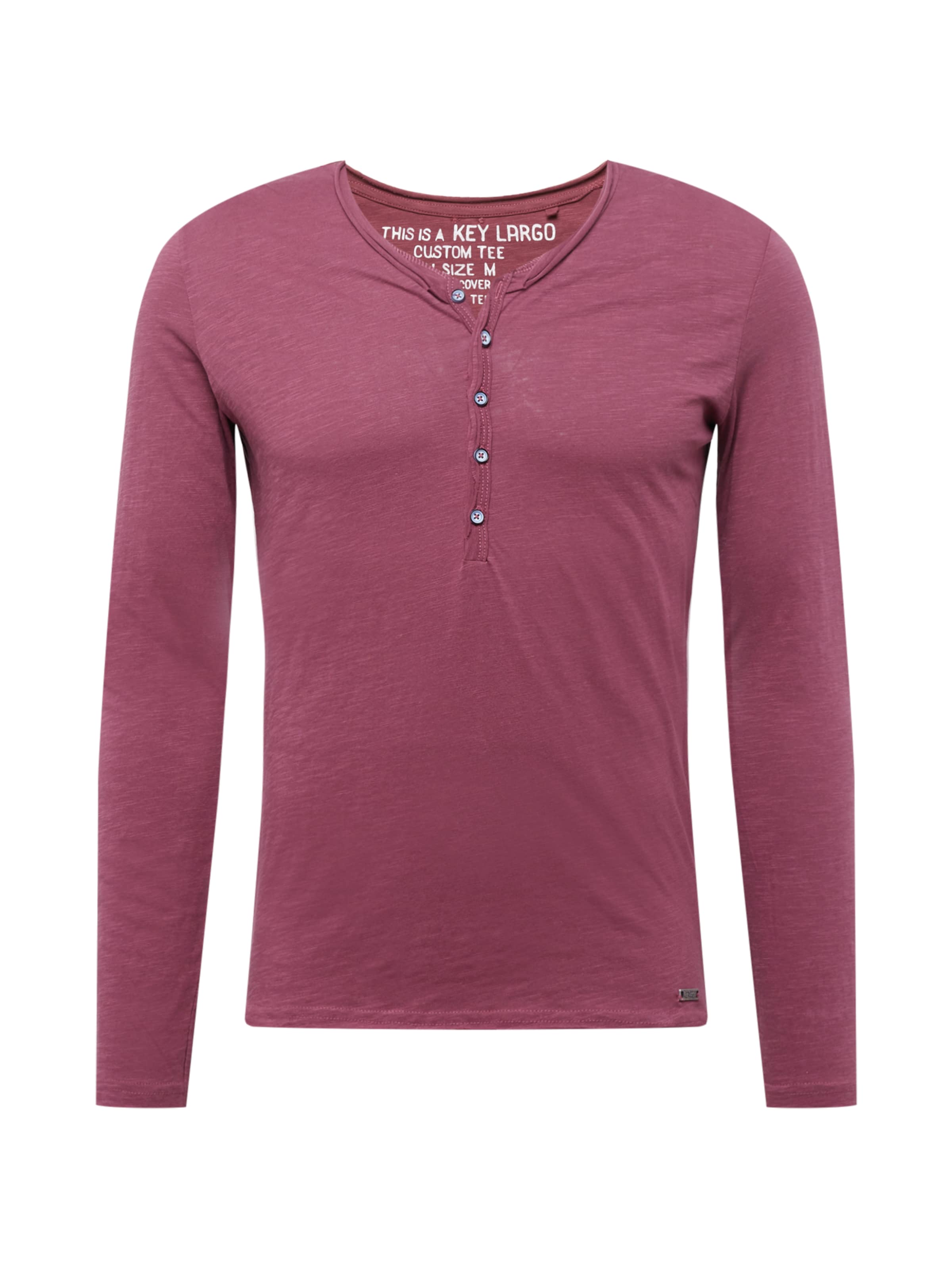 Key Largo Regular fit Μπλουζάκι σε κόκκινο: μπροστά