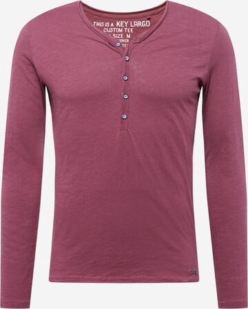 Key Largo Shirt in Rood: voorkant