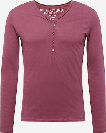 Key Largo Regular fit Shirt in Rood: voorkant