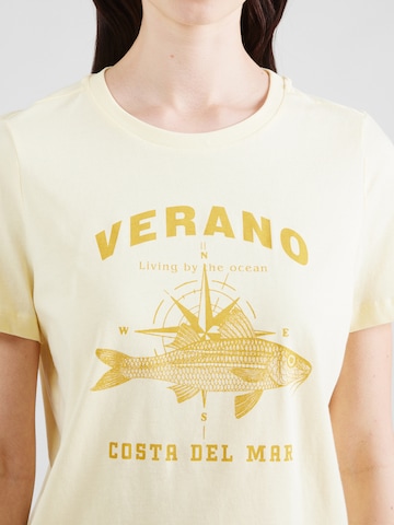 VERO MODA Tričko 'VMDINA OLLY' – žlutá