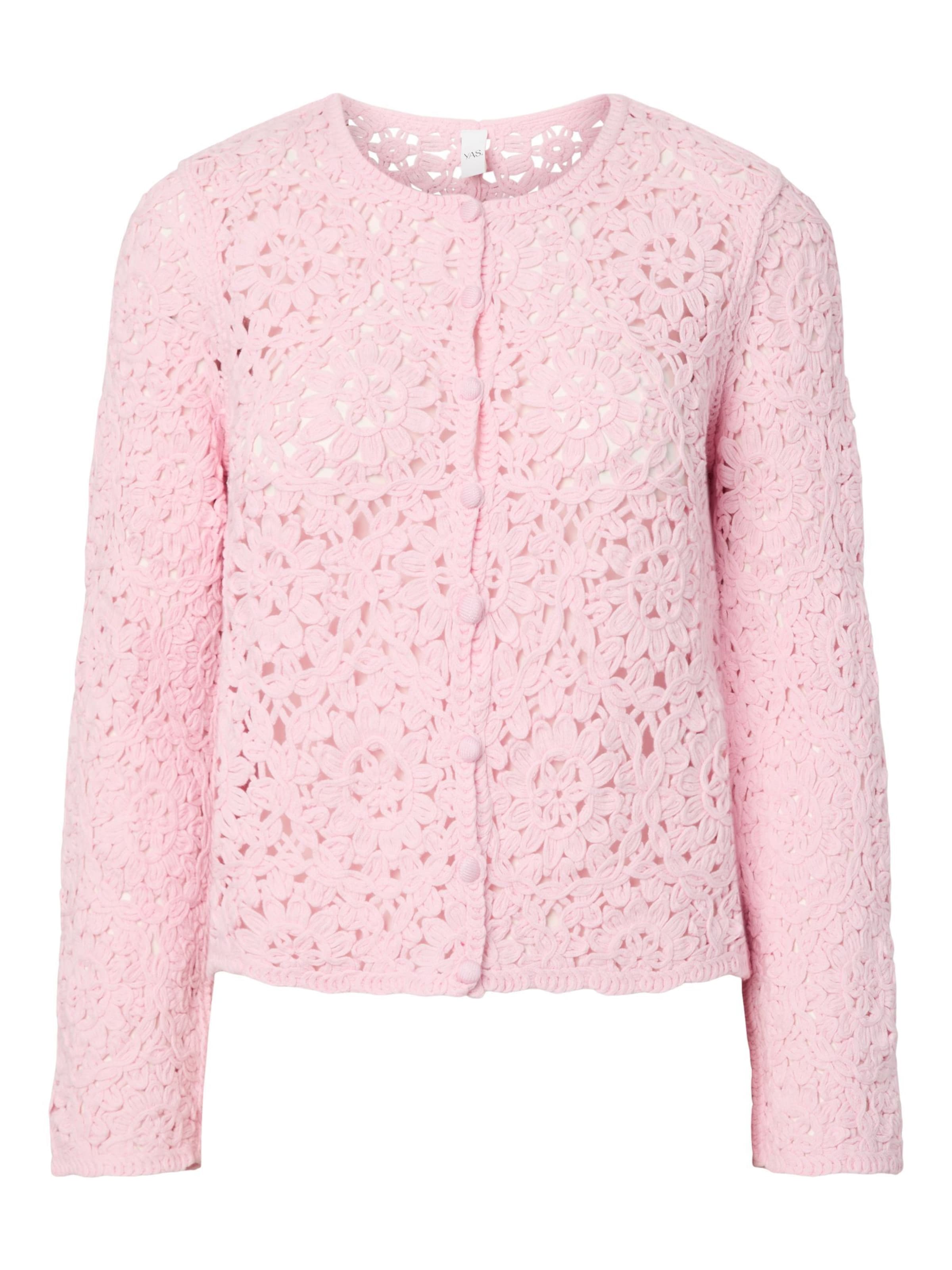 YAS Cardigan i pink: forside