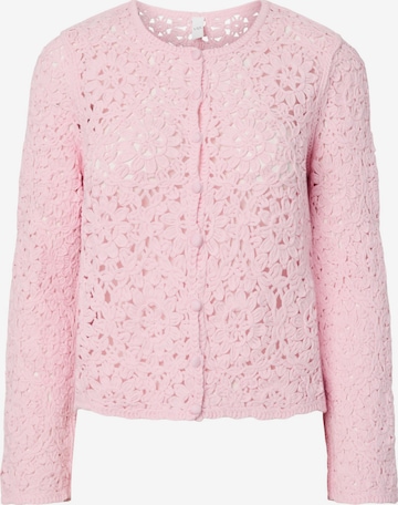 YAS Cardigan i pink: forside