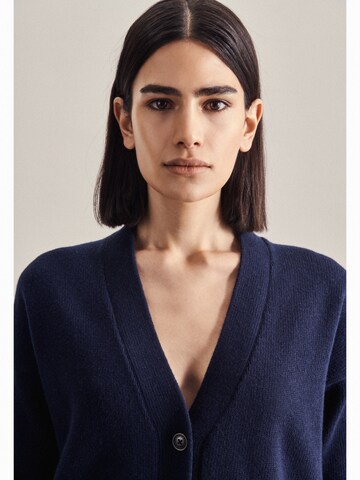 SEIDENSTICKER Strickjacke in Blau