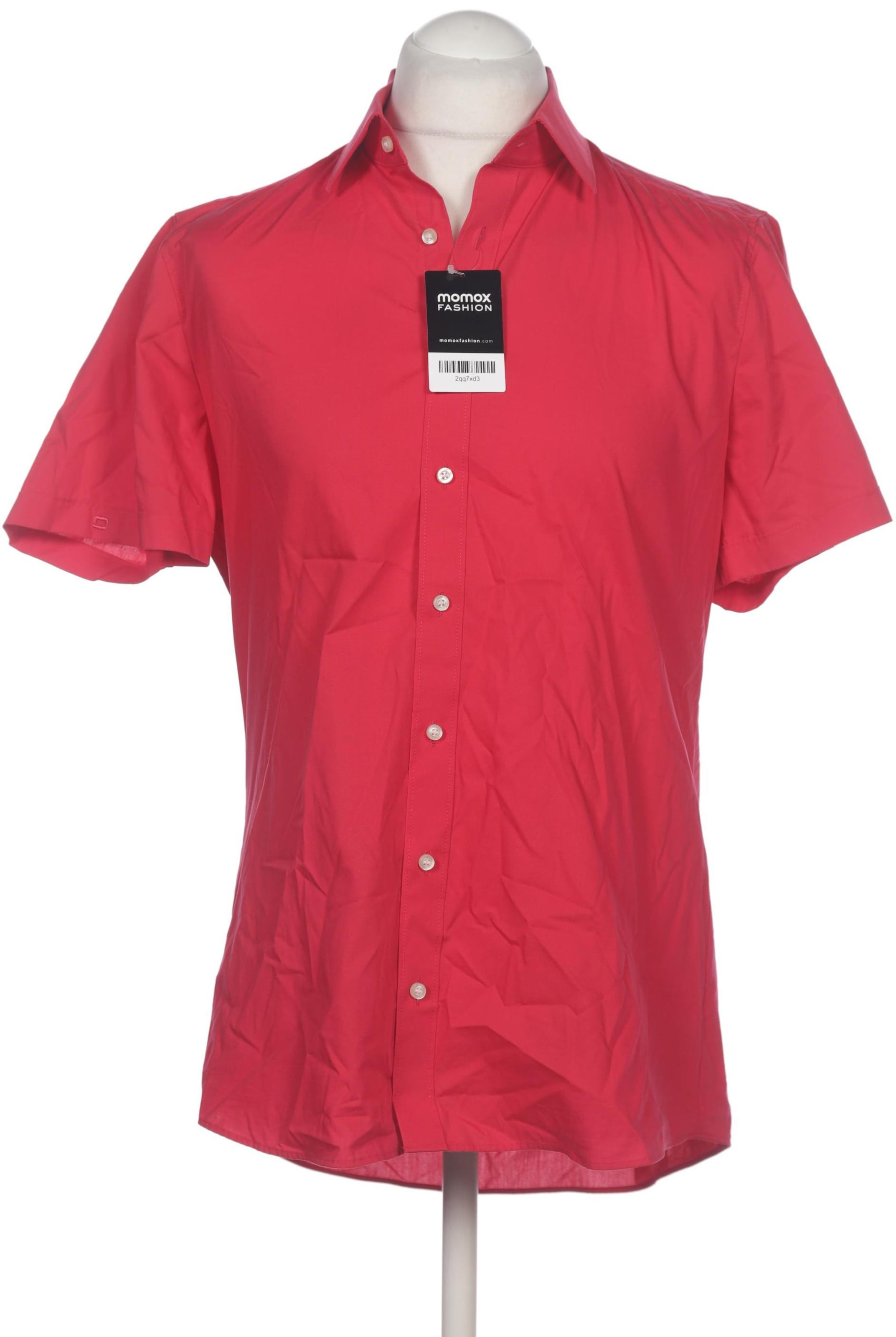 OLYMP Button Up Shirt in L in Red: front