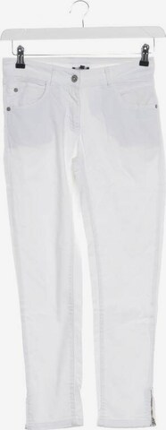 HECHTER PARIS Pants in XS in White: front