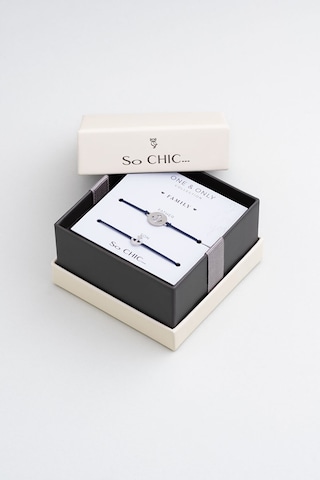 So Chic Bracelet in Silver: front