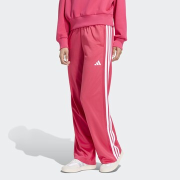 ADIDAS SPORTSWEAR Wide leg Workout Pants 'Dayready' in Pink: front