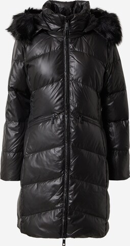 Manteau d’hiver Calvin Klein en noir : devant