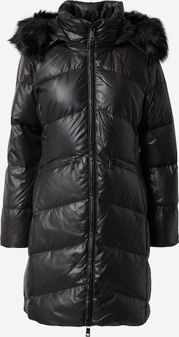 Palton de iarnă de la Calvin Klein pe negru: față