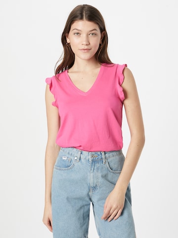 T-shirt 'MAY' ONLY en rose : devant