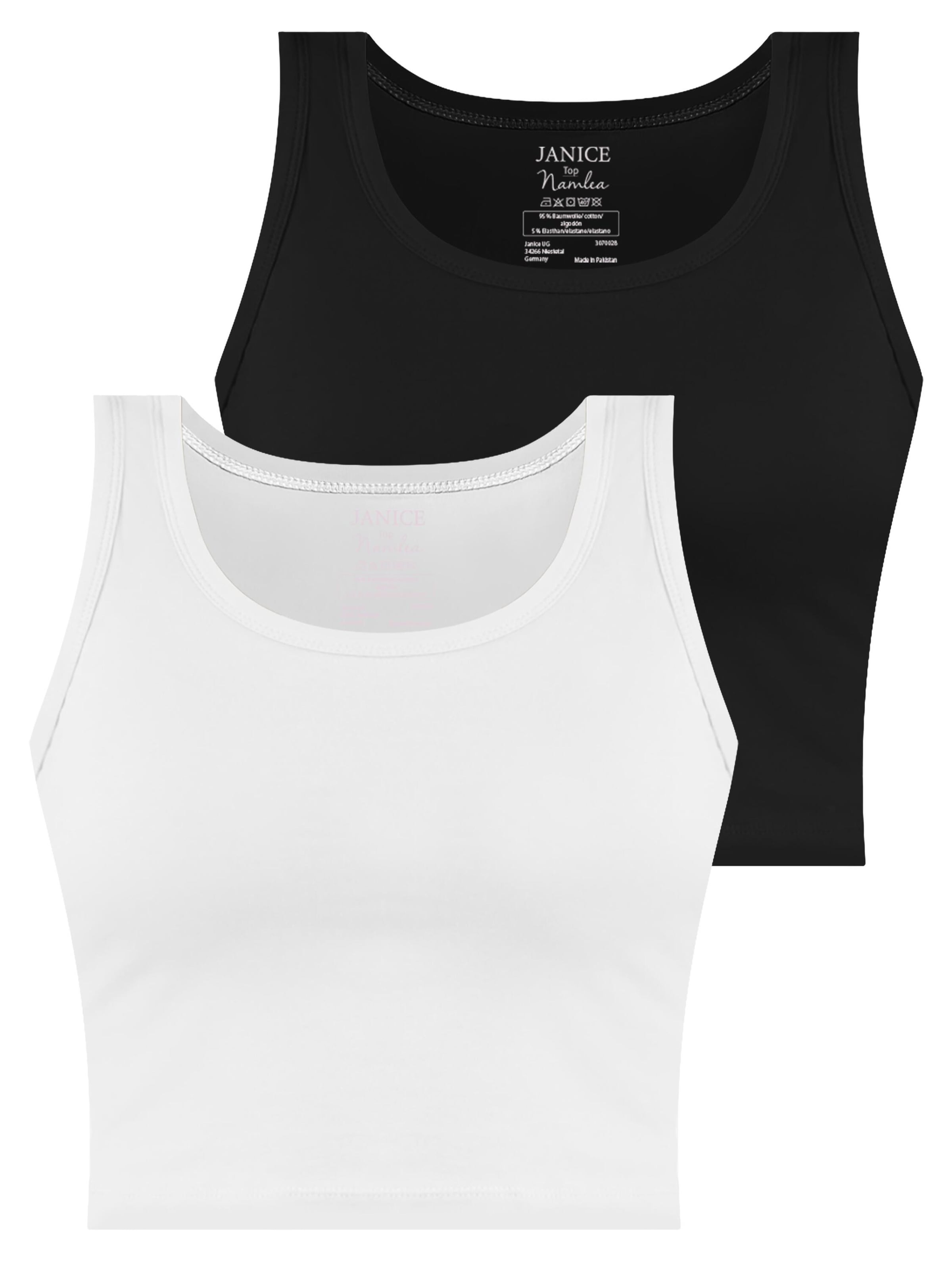 Top ' Namlea ' di Janice in nero: frontale