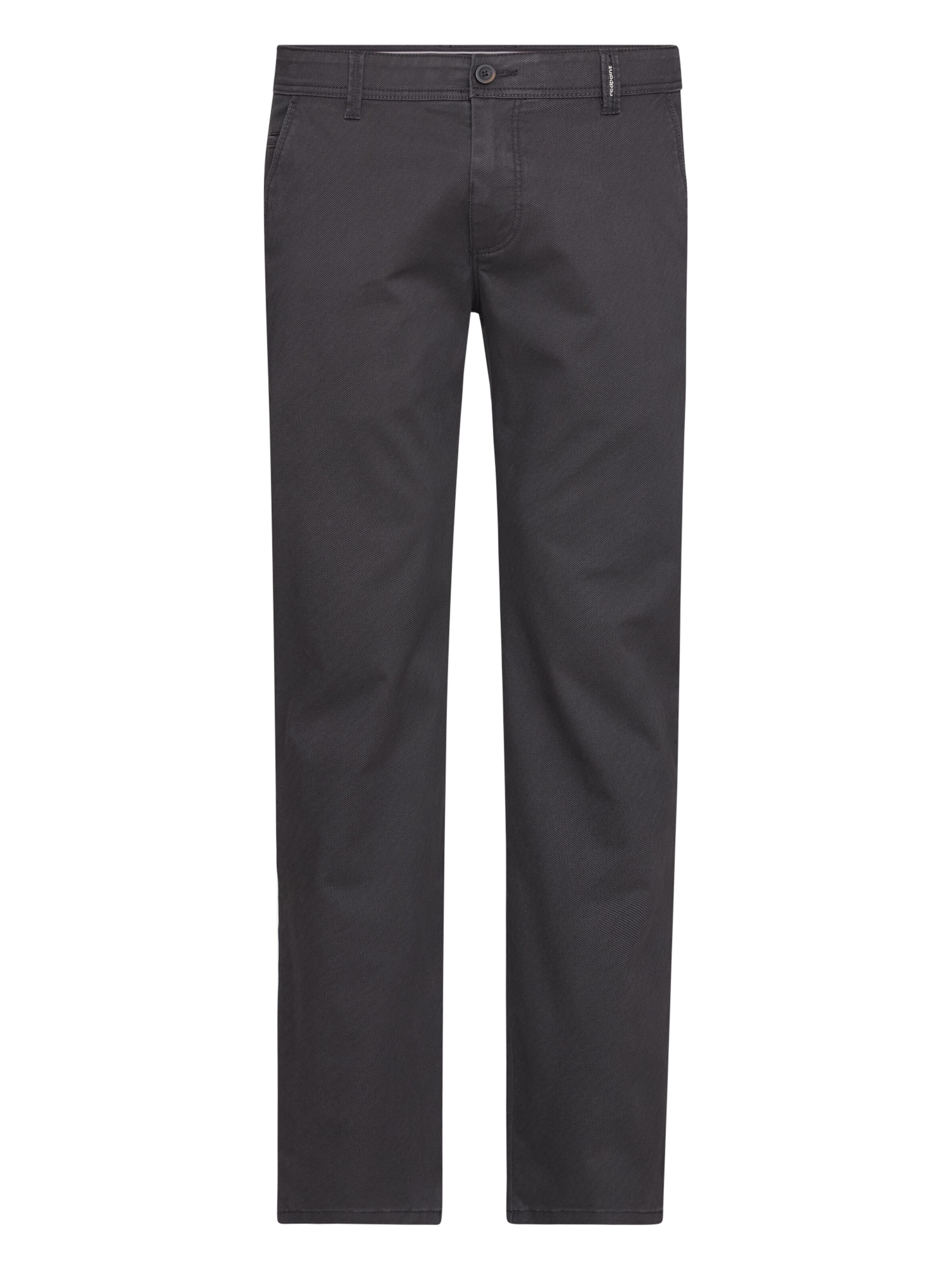 REDPOINT Chino Pants in Black: front