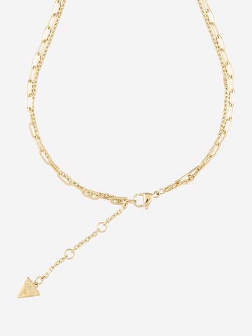 GUESS Necklace 'HEART LOCK' in Yellow