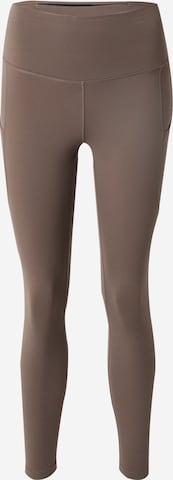 Skinny Pantaloni sportivi 'ONE' di NIKE in grigio: frontale