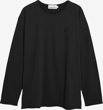 ARMEDANGELS Shirt 'JAAMES' (GOTS) in Schwarz: Vorderseite