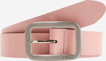 s.Oliver Belt in Pink: front