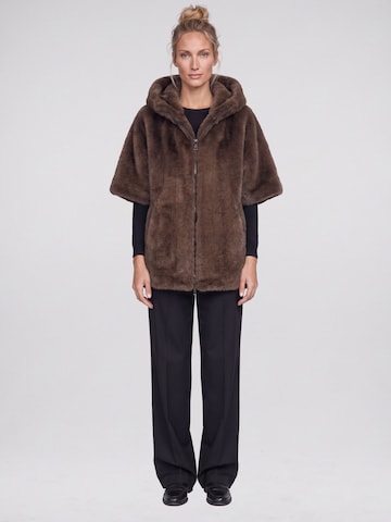 Gilet BLONDE No. 8 en marron : devant