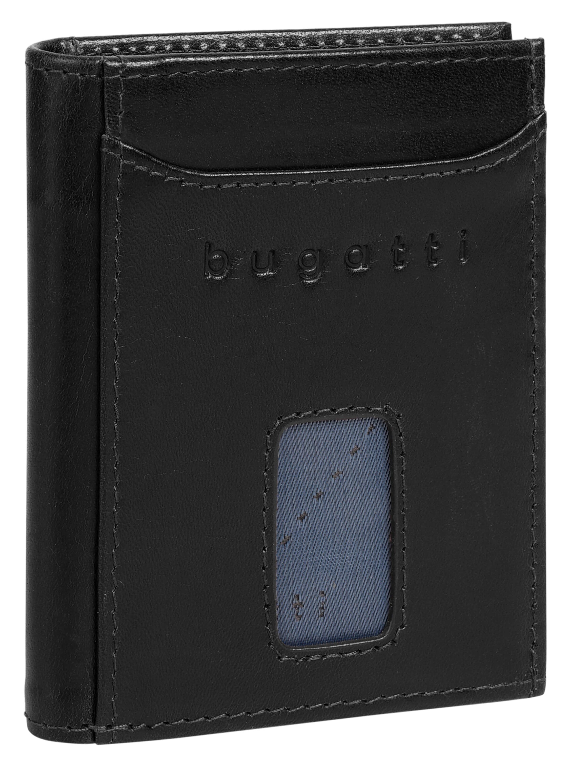 bugatti Wallet 'SECURE SLIM' in Black