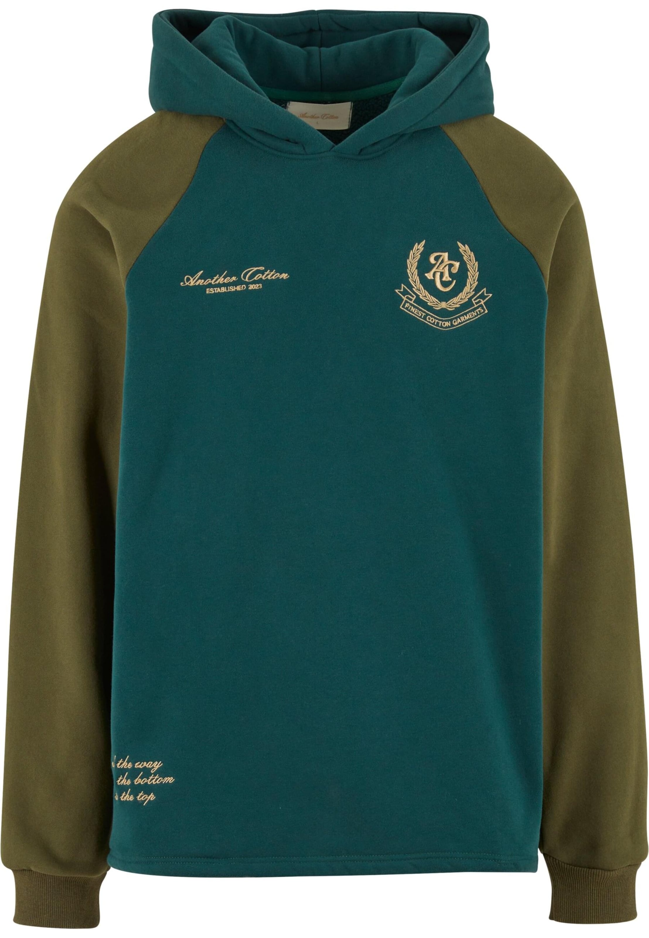 Another Cotton Lab - Sudadera 'Sunday Running' en verde: frente