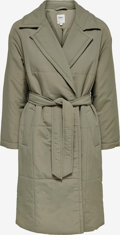 Manteau mi-saison 'SELENA' ONLY en vert : devant