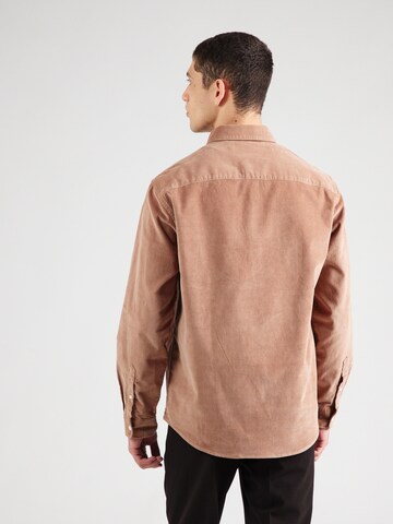 Regular fit Camicia 'SLHDAN' di SELECTED in marrone: dietro