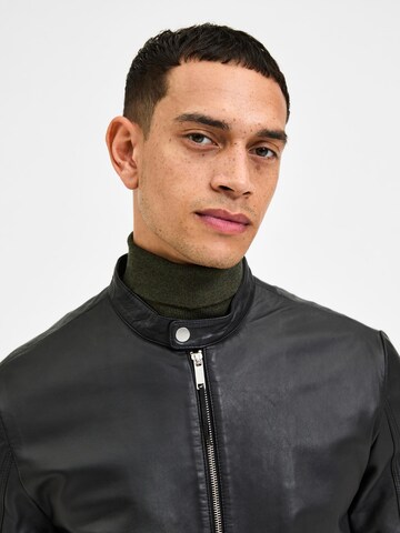 Veste mi-saison 'Archive' SELECTED HOMME en noir