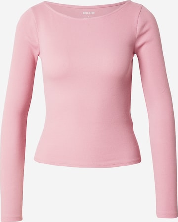 rozā HOLLISTER T-Krekls: no priekšpuses