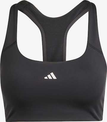 juoda ADIDAS PERFORMANCE Biustjė Sportinė liemenėlė 'PWIM': priekis