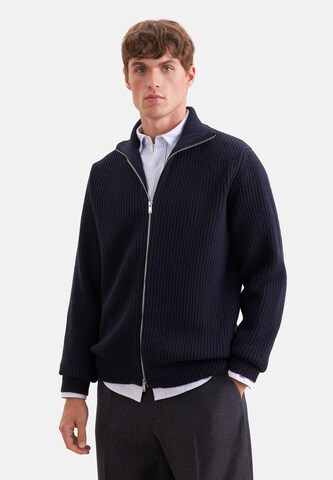 SEIDENSTICKER Strickjacke in Blau: Vorderseite