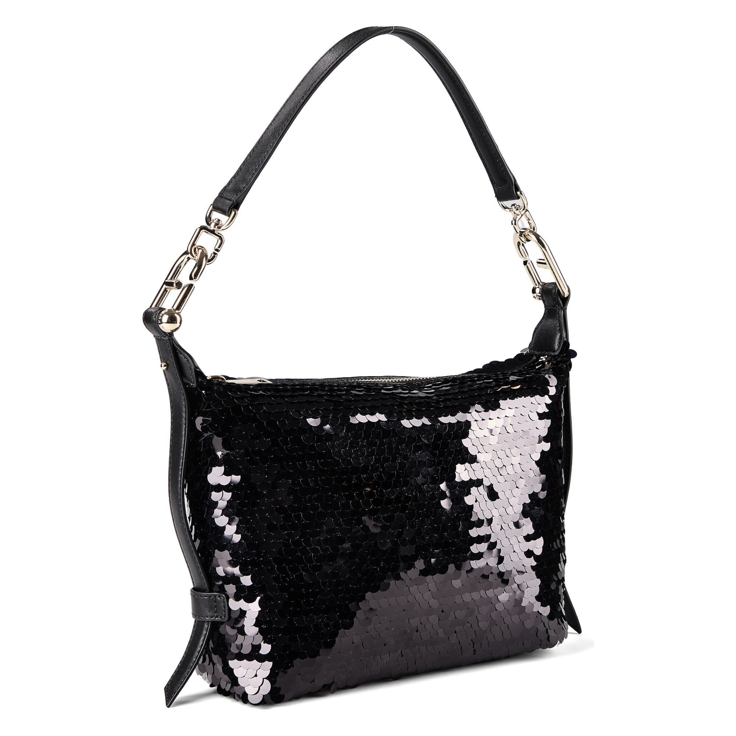 FURLA Schultertasche 'Tonie in Schwarz