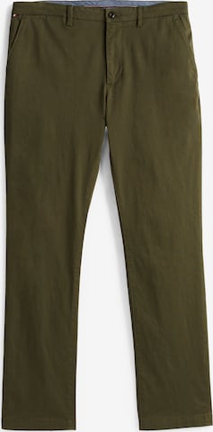 Regular Pantalon chino 'Denton' TOMMY HILFIGER en vert : devant