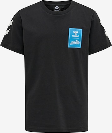 T-Shirt 'FLYING TRES' Hummel en noir : devant