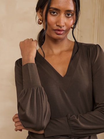 love & roses Shirt in Brown