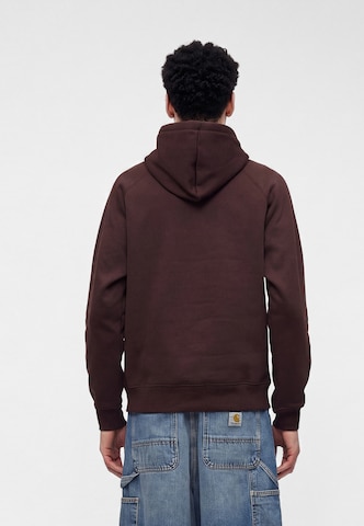 Carhartt WIP Sweatshirt 'Chase' in Braun