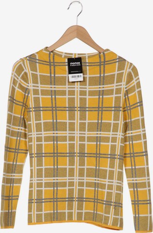 Walbusch Sweatshirt & Zip-Up Hoodie in S in Yellow: front
