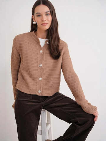 MixRay Strickjacke in Braun