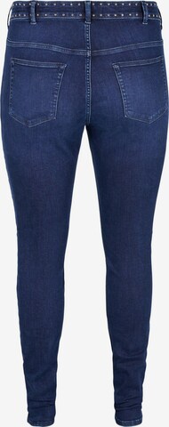 Zizzi Skinny Jeans 'AMY' in Blauw