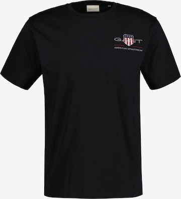 T-Shirt GANT en noir : devant